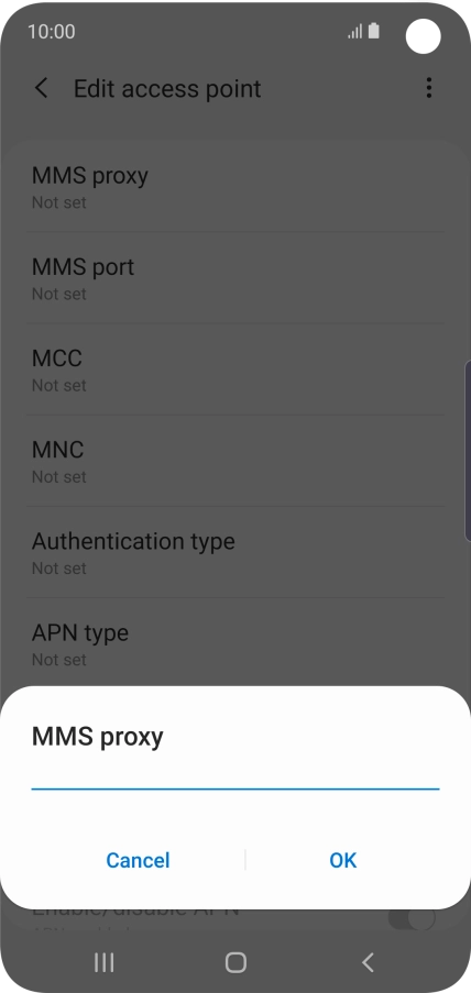 Key in 10.202.002.060 and press OK.