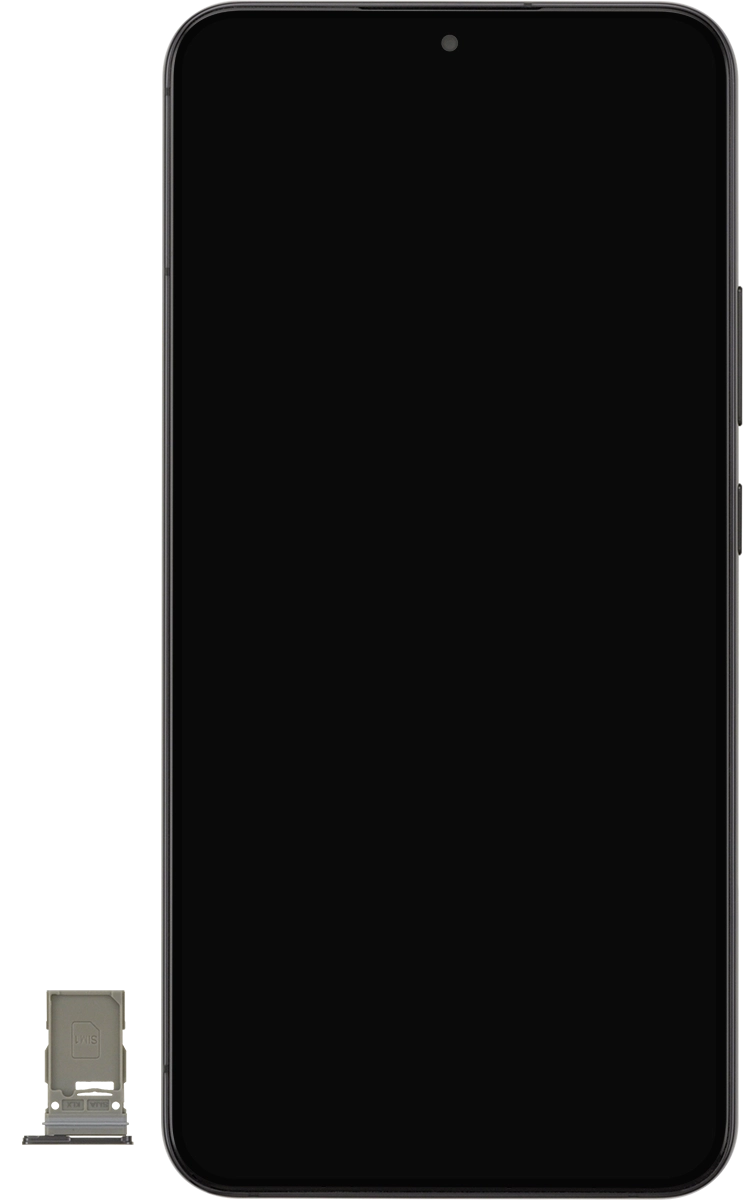 Turn your SIM as illustrated in the SIM holder and place it in the SIM holder.