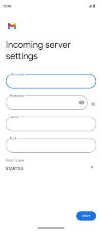 Press the field below 