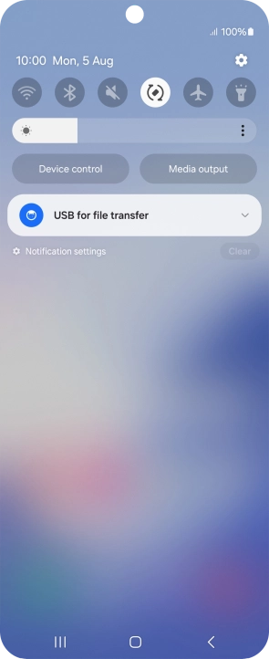 Press the drop down list.