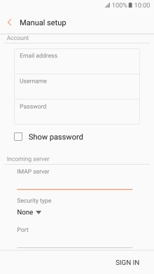 Press the drop down list below 