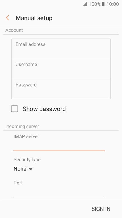 Press the drop down list below 