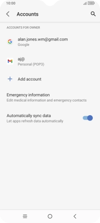 Press the Home key to return to the home screen.