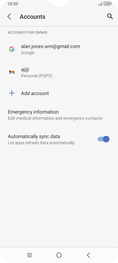 Press the Home key to return to the home screen.