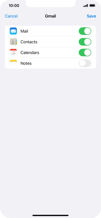 If this screen is displayed, you email account has been recognised and set up automatically. Follow the instructions on the screen to key in more information and finish setting up your email account.