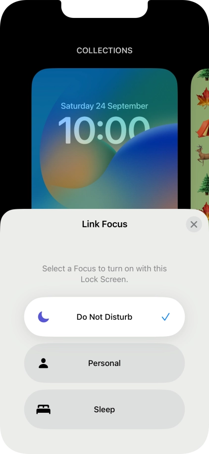 Press the close icon.