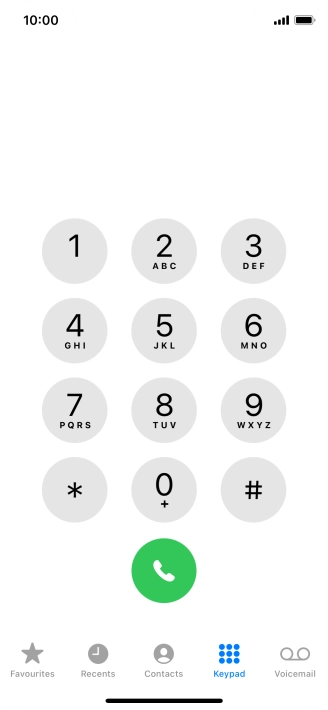 Press Keypad.