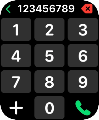 Key in the required number and press the call icon.