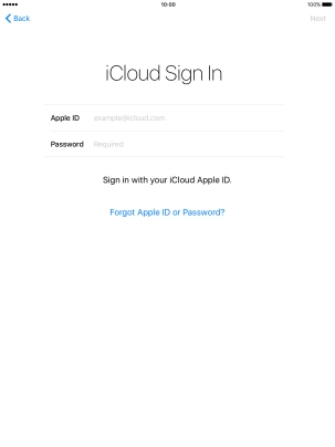 Press the field next to 