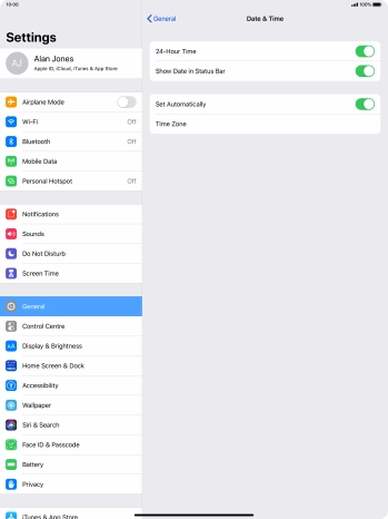Slide your finger upwards starting from the bottom of the screen to return to the home screen.