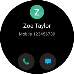 Press the call icon.