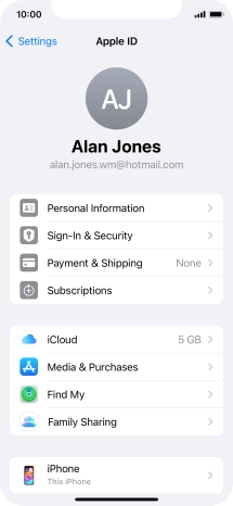 Slide your finger upwards starting from the bottom of the screen to return to the home screen.