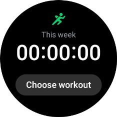 Press Choose workout.