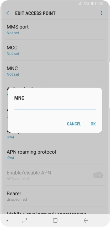 Key in 03 and press OK.