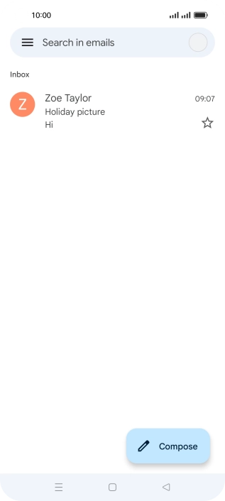 Press the profile icon.