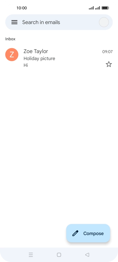 Press the profile icon.