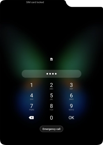 If you're asked to key in your PIN, do so and press OK.