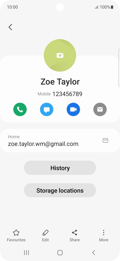Press the call icon.