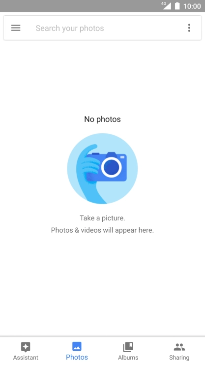 Press Albums and go to the required folder.