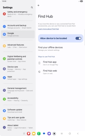 Press the Home key to return to the home screen.