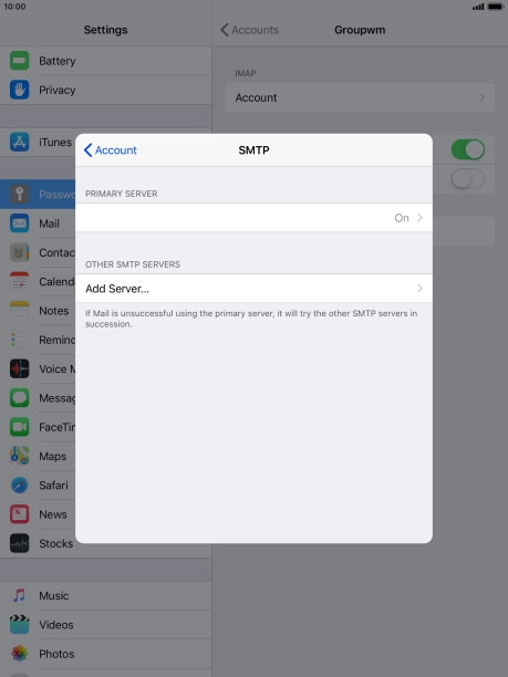 Press the field below 