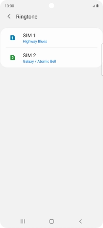 Press the Home key to return to the home screen.