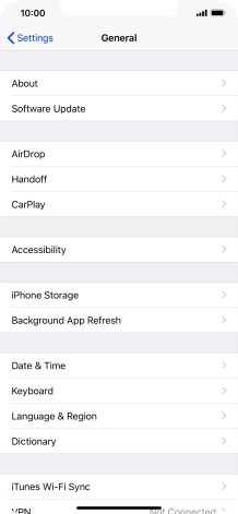 Press Software Update. If a new software version is available, it's displayed. Follow the instructions on the screen to update the phone software.