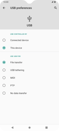 Press File transfer.