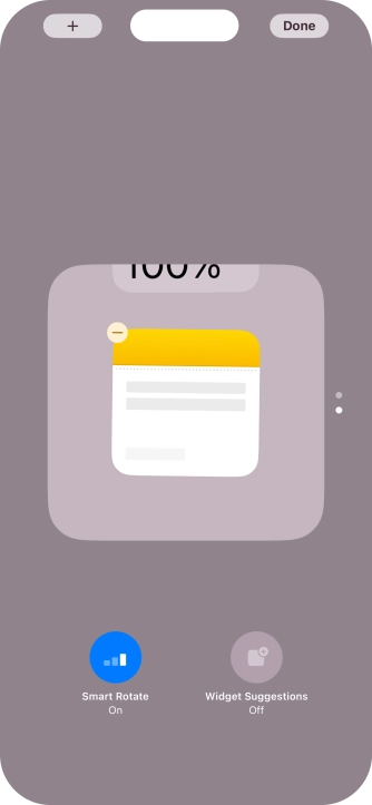 Press Smart Rotate to turn the function on or off.