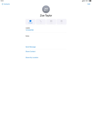 Press the Home key to return to the home screen.