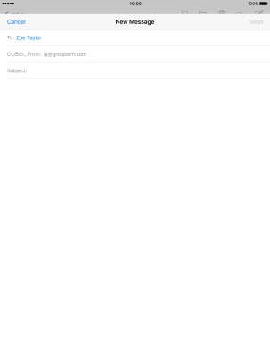 Press Subject and key in the required subject.