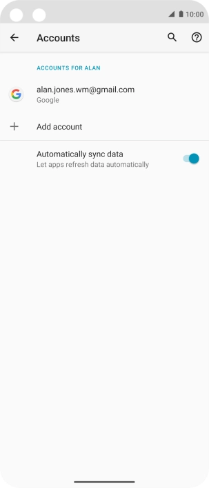 Slide your finger upwards starting from the bottom of the screen to return to the home screen.