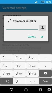 Key in +61414121121 and press OK.
