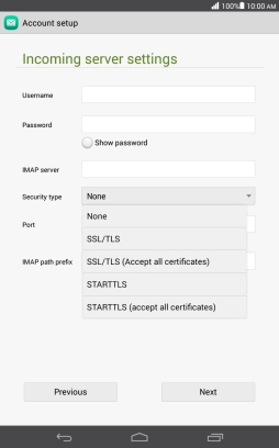 Press None to turn off the function.