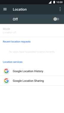 Press the indicator to turn the function on or off.
