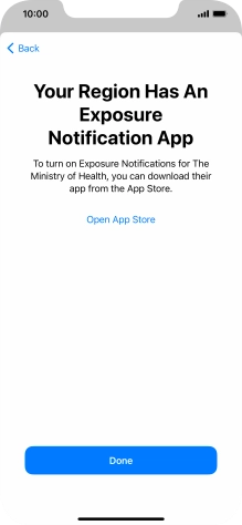 Press Open App Store and follow the instructions on the screen to download and install the app.