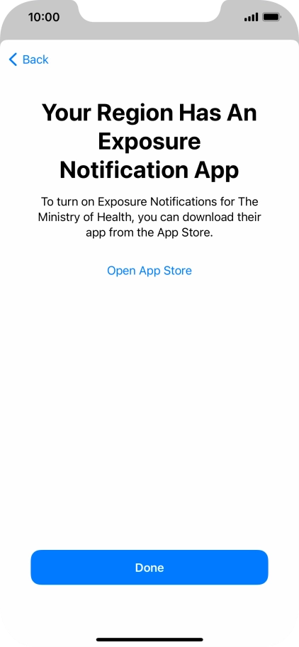 Press Open App Store and follow the instructions on the screen to download and install the app.