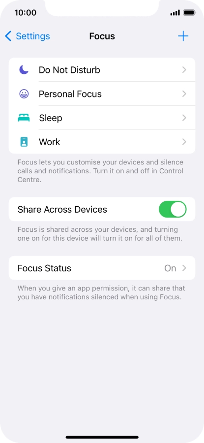 Press Do Not Disturb.