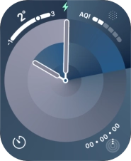 When the battery charging icon is displayed, the battery is charging.