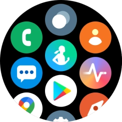 Press the Samsung Health icon.