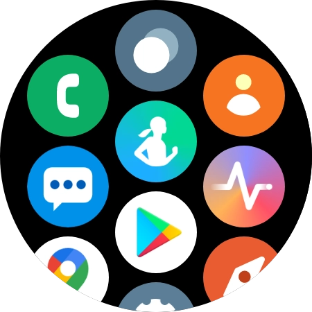 Press the Samsung Health icon.
