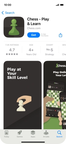 Press Get and follow the instructions on the screen to install the app.