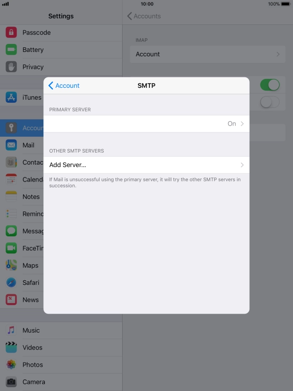 Press the field below 