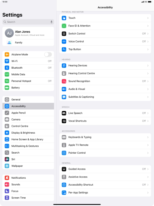 Press the required category below 