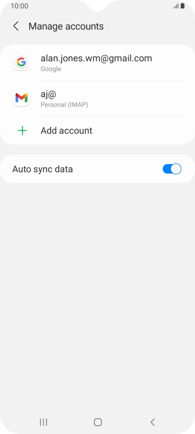 Press the Home key to return to the home screen.