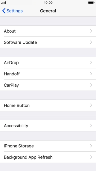 Press Accessibility.