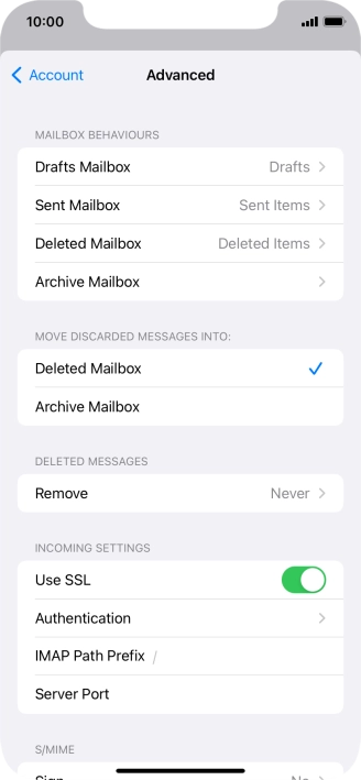 Press Authentication.