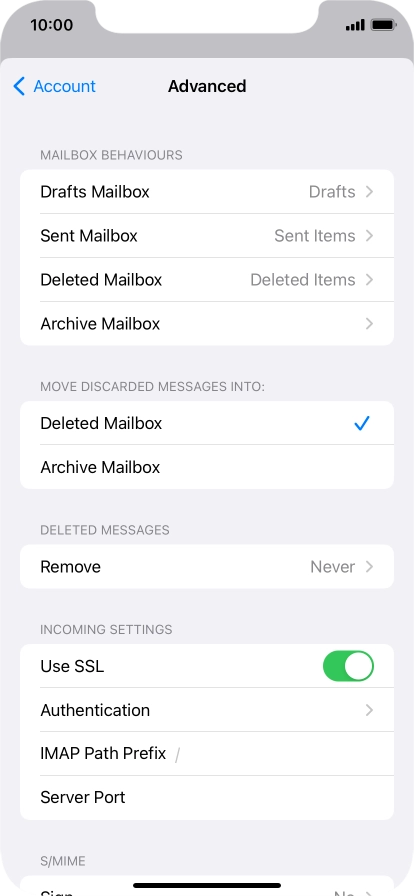 Press Authentication.
