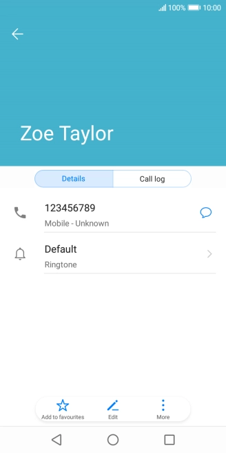 Press the Home key to return to the home screen.