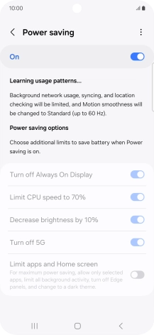 Press the Home key to return to the home screen.